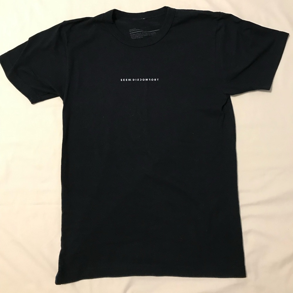 Seek Discomfort Recycled Vintage Wash T Shirt